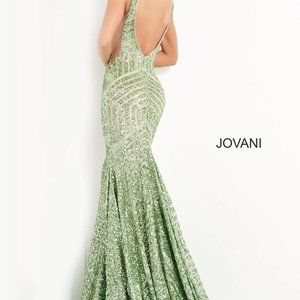 NWT- Prom Dress- Pale Green/Mermaid Style